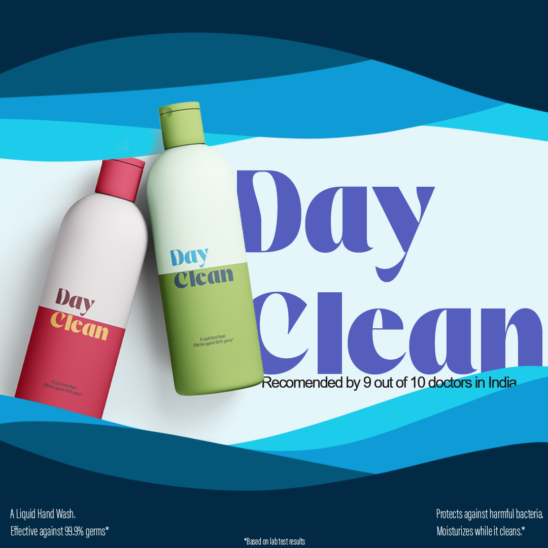 Advertisement design for a hand-wash product.